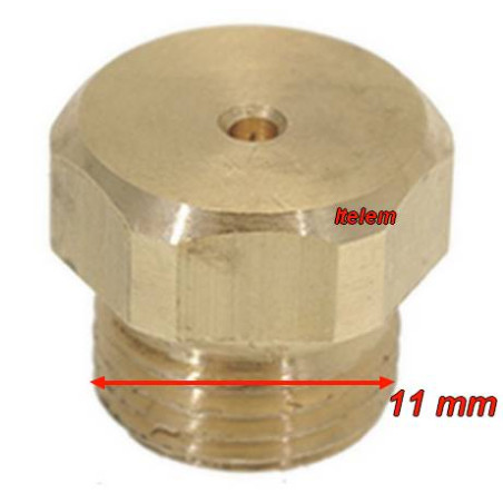 Injecteur gaz butane propane calibre 135 diamètre 11 mm fourneau Olis BN2510441