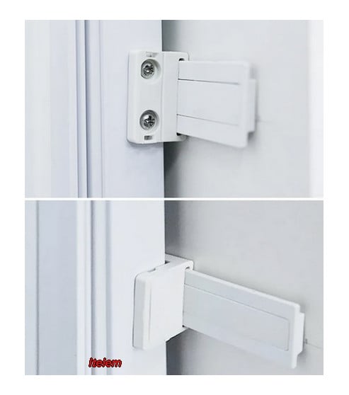 Kit glissières porte réfrigérateur intégrable Indesit 481231019131