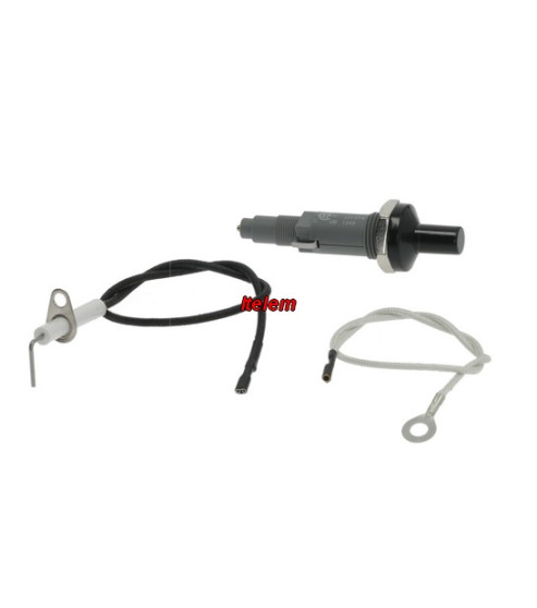 Kit allumeur Piezo crêpière plaque à snaker Roller Grill E02212