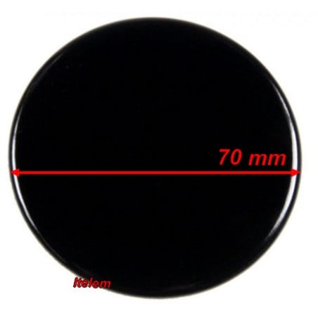 Chapeau brûleur semi-rapide 70 mm cuisinière Sidex 222618