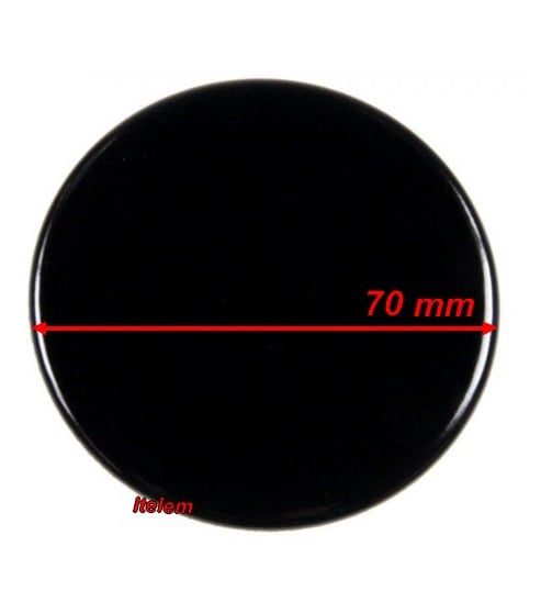 Chapeau brûleur semi-rapide 70 mm cuisinière Sidex 222618