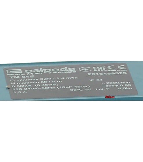 Pompe de cyclage Calpeda TM61E lave-vaisselle Lamber Zanussi 130013