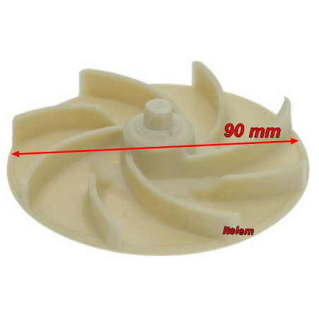 Turbine pompe de cyclage lave-vaisselle Zanussi 3122616