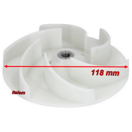 Turbine pompe de cyclage lave-vaisselle Komel