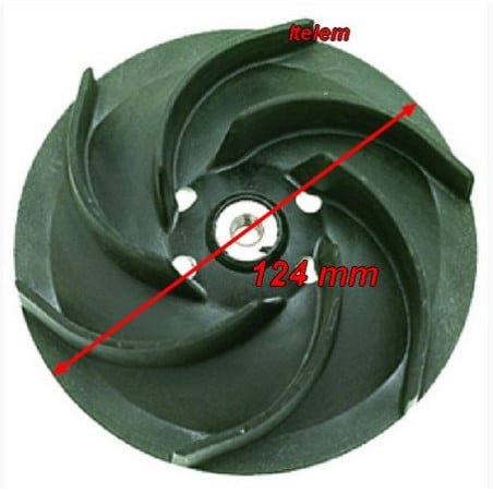 Turbine de pompe de cyclage lave-vaisselle Comenda 631620
