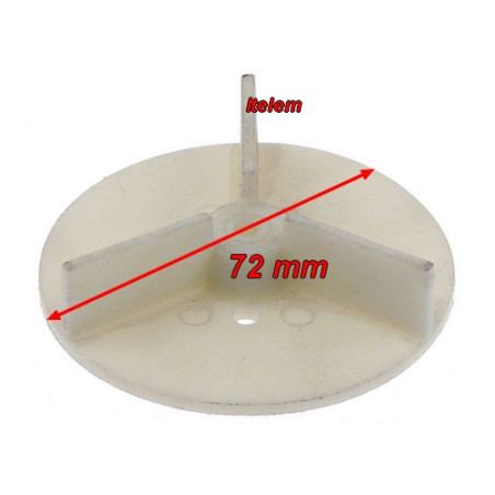 Turbine de pompe de cyclage lave-vaisselle Comenda 631622