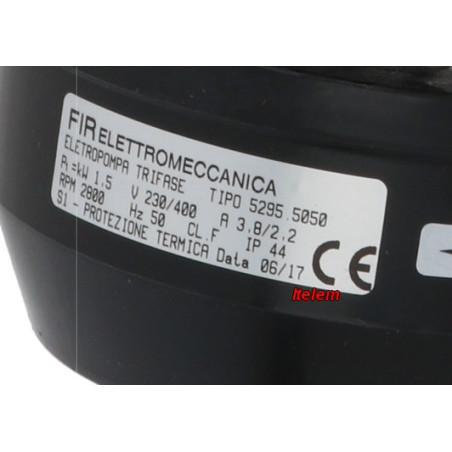 Pompe de cyclage FIR 5295SX lave-vaisselle Bonnet 2001424H