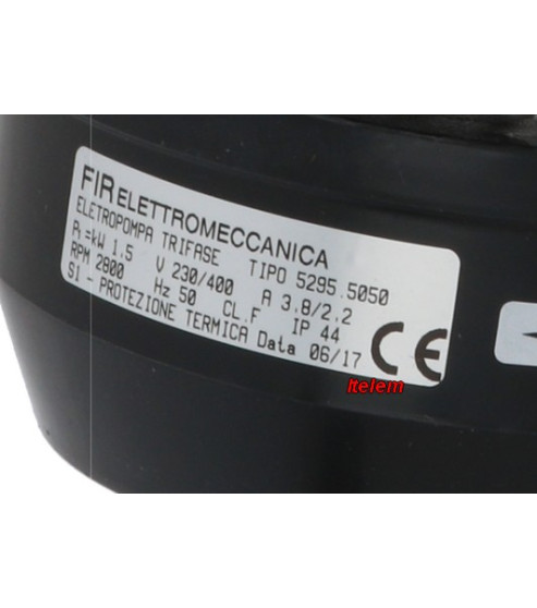 Pompe de cyclage FIR 5295SX lave-vaisselle Bonnet 2001424H