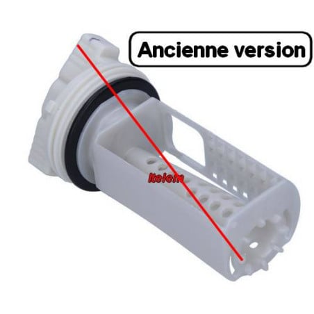 Filtre pompe de vidange sans bouchon lave-linge Samsung DC63-00998A
