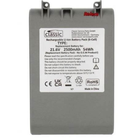Batterie pour aspirateur Dyson V7 968670-02