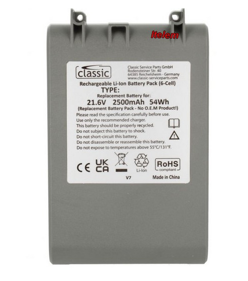 Batterie pour aspirateur Dyson V7 968670-02