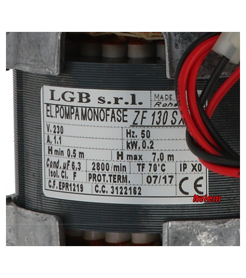 Pompe de cyclage LGB ZF130SX lave-vaisselle Mach