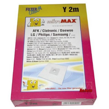 Sacs aspirateur Y2M non tissé aspirateur Melissa FL0035K