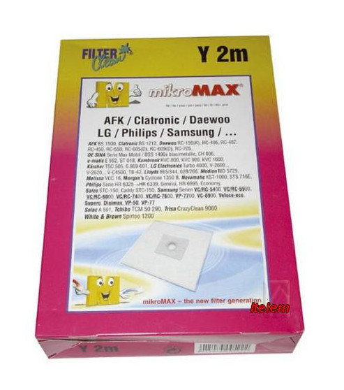 Sacs aspirateur Y2M non tissé aspirateur Melissa FL0035K