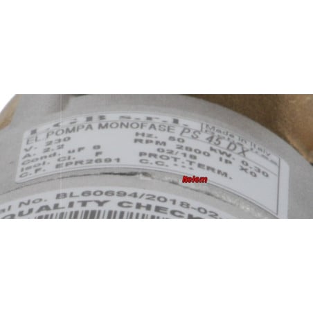 Pompe de cyclage LGB PS45DX lave-vaisselle Mach 512023600
