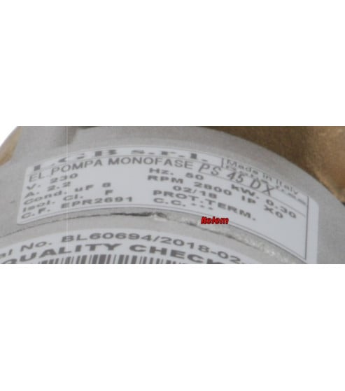 Pompe de cyclage LGB PS45DX lave-vaisselle Mach 512023600