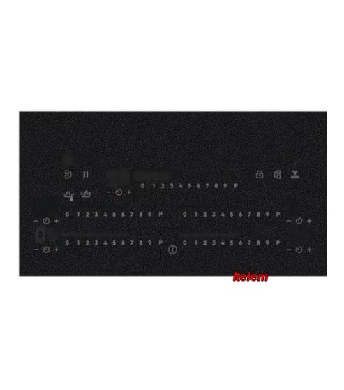 Dessus verre vitrocéramique SaphirMatt plaque de cuisson Electrolux 8585551136072