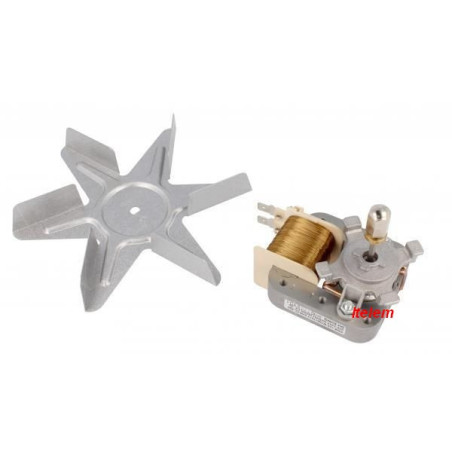 Ventilateur chaleur tournante four Whirlpool 481010781691