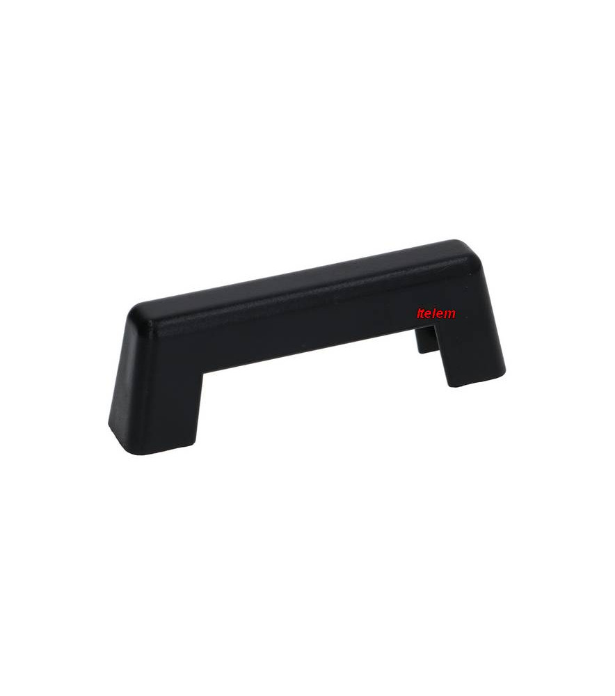 2 Poignées De Chariot/brouette - Diamètre Intérieur 30 Mm, Longueur 122 Mm - En PVC Antidérapant, Noir - Remplacement Facile