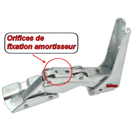 Kit charnières de porte réfrigérateur Liebherr 7040095