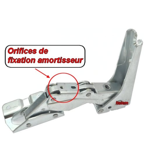 Kit charnières de porte réfrigérateur Liebherr 7040095
