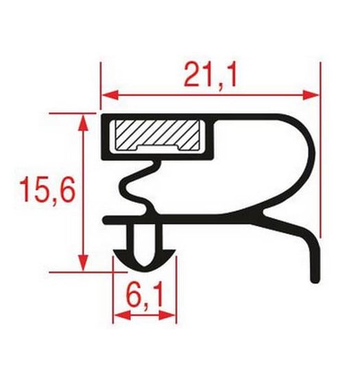 Joint de porte armoire réfrigérée Whirlpool