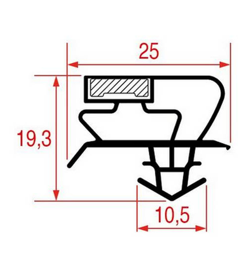 Joint de porte armoire réfrigérée Friulinox
