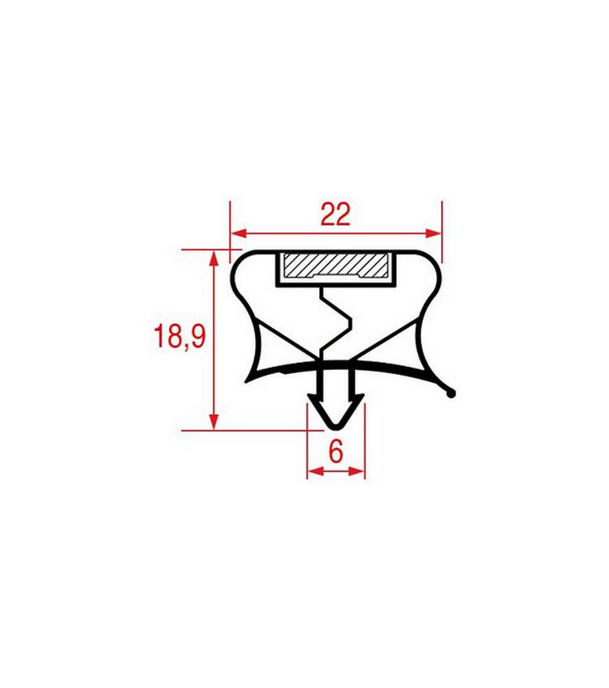 Joint de porte armoire réfrigérée Alpeninox