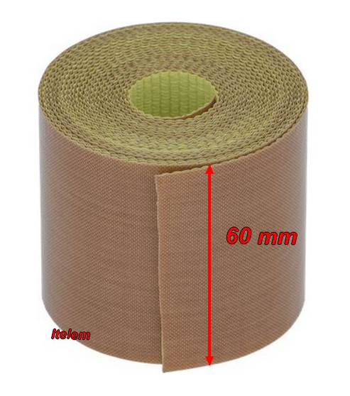 Ruban polytétrafluoroéthylène sous-videuse Tecla TEFLON-60MM-3MT