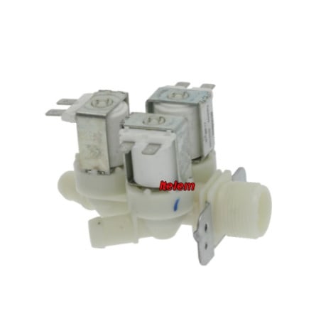Électrovanne type 369 3 voies lave-linge Whirlpool 483286008635