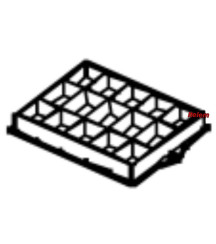 Filtre à charbons hotte Whirlpool Elica C00419578