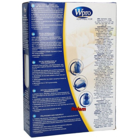 Sac aspirateur Electrolux Philips SB242-MW