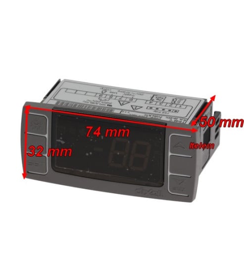 Thermostat régulateur DIXELL XR02CX-5N0C1 armoire réfrigérée Horeca