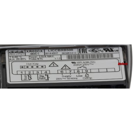 Thermostat régulateur DIXELL XR02CX-5N0C1