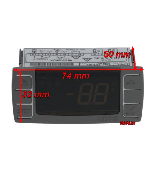 Thermostat régulateur DIXELL XR04CX-5N0C1 armoire réfrigérée Horeca