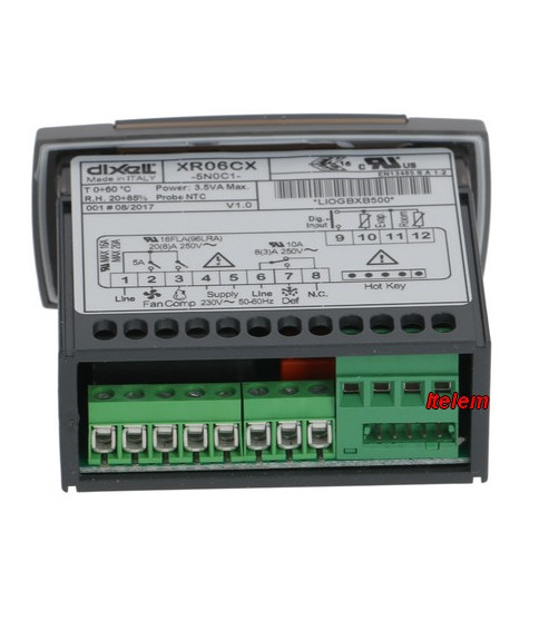 Thermostat régulateur DIXELL XR06CX-5N0C1 armoire réfrigérée Amatis