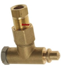 Corps de veilleuse avec injecteur 0,40 mm butane propane fourneau Angelo Po
