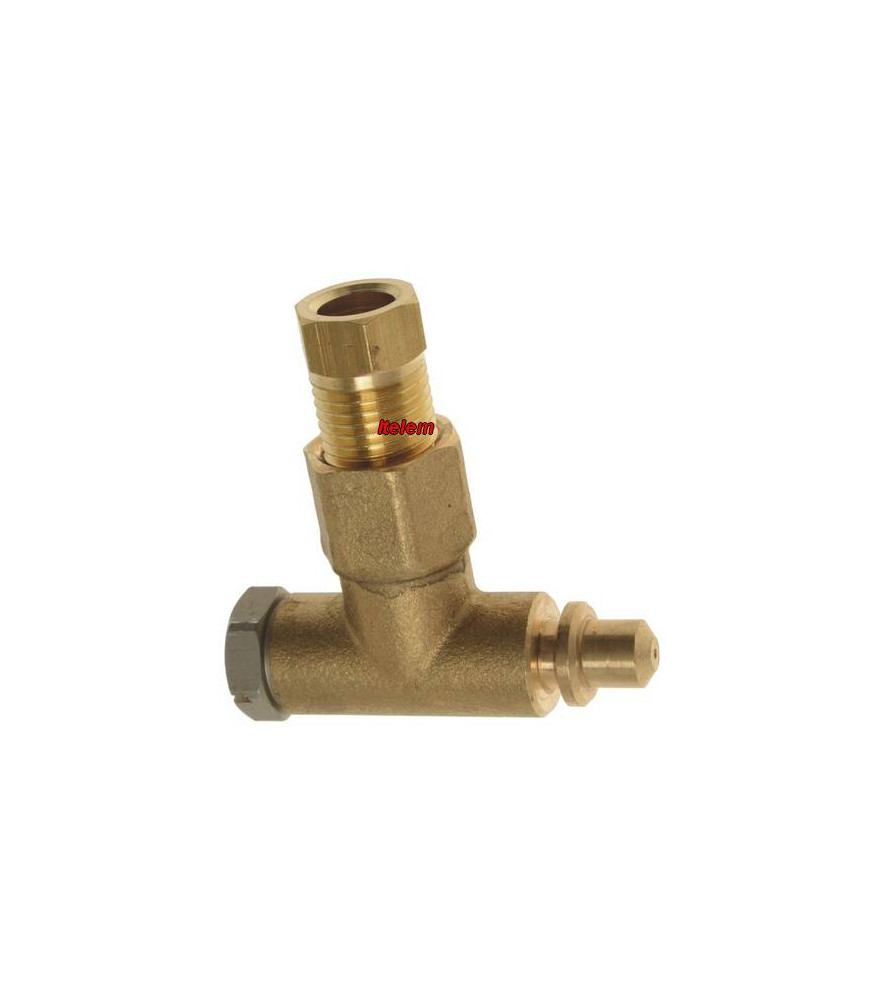 Corps de veilleuse avec injecteur 0,40 mm butane propane fourneau Angelo Po