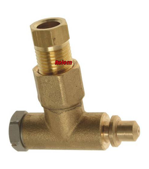 Corps de veilleuse avec injecteur 0,40 mm butane propane fourneau Angelo Po