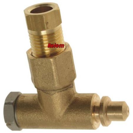 Corps de veilleuse avec injecteur 0,20 mm butane propane fourneau Metos 0.901.067