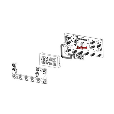 Module électronique d'affichage sèche-linge AEG 140060127317