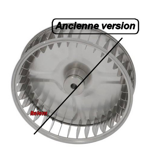 Hélice moteur ventilateur 160 mm four Garbin
