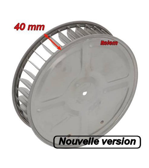 Hélice moteur ventilateur 160 mm four Garbin VEN005