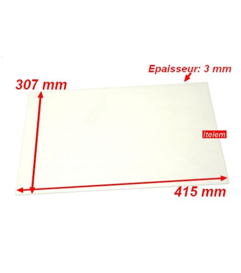 Vitre intérieure porte four De Dietrich 79X8136