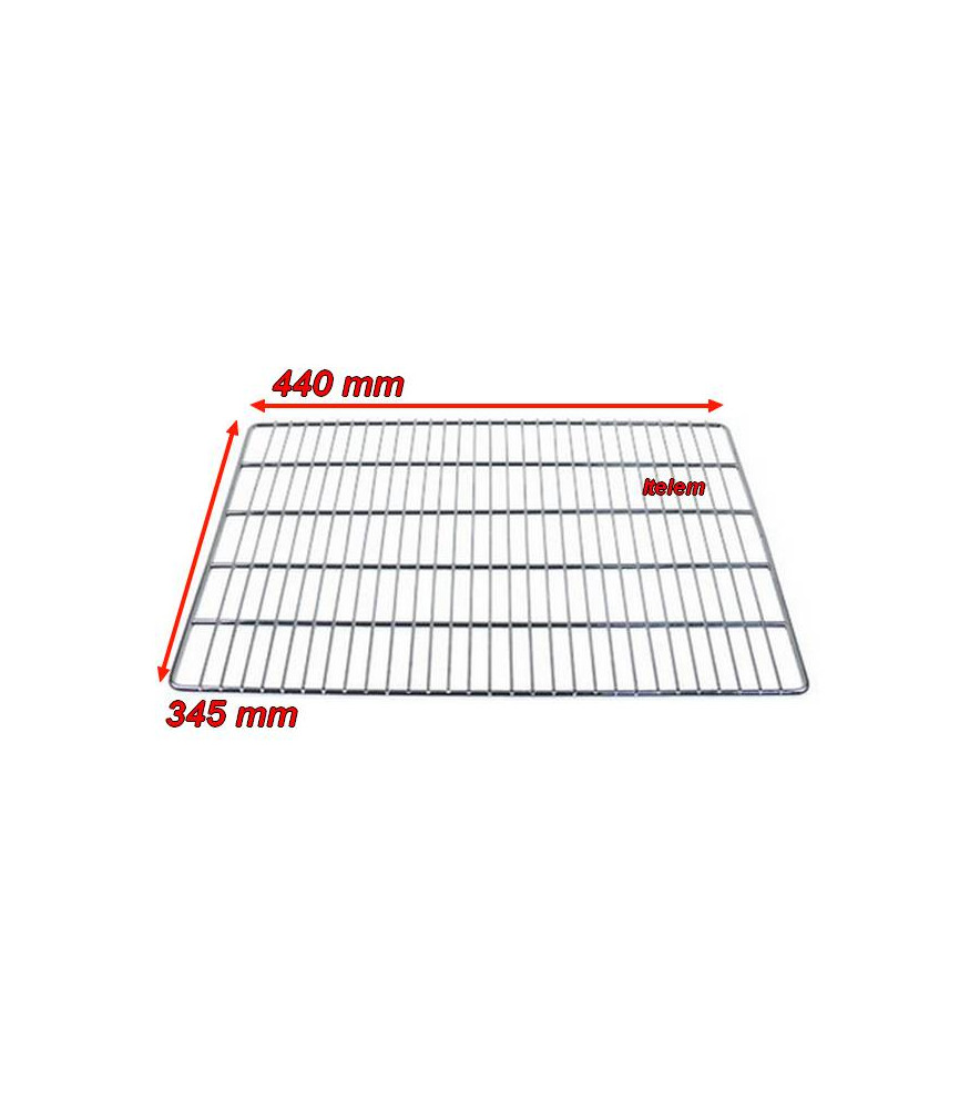 Grille chromée vitrine réfrigérée Metro AG 345 mm x 440 mm