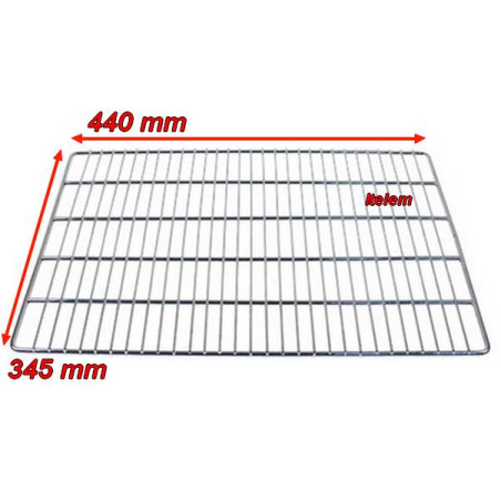 Grille chromée vitrine réfrigérée Metro AG 345 mm x 440 mm