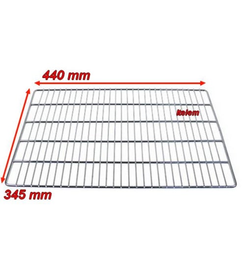 Grille chromée vitrine réfrigérée Metro AG 345 mm x 440 mm