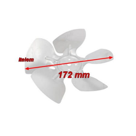 Hélice soufflante moteur ventilateur Horeca 4012543