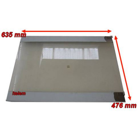 Vitre interne four professionnel Zanussi 0C6515