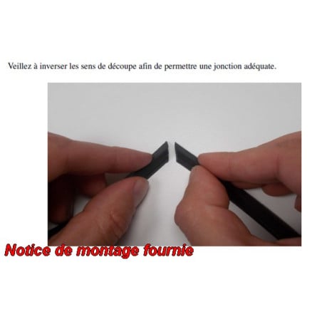 Joint de porte à crochets à découper